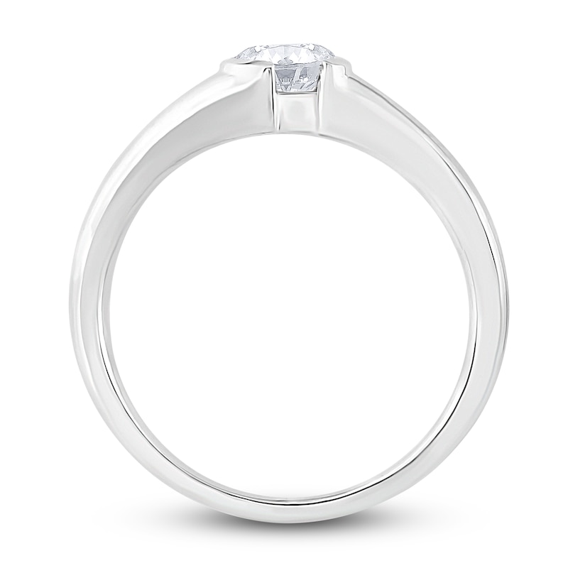 Diamond Solitaire Engagement Ring 1/2 ct tw Round 14K White Gold (I/SI2)