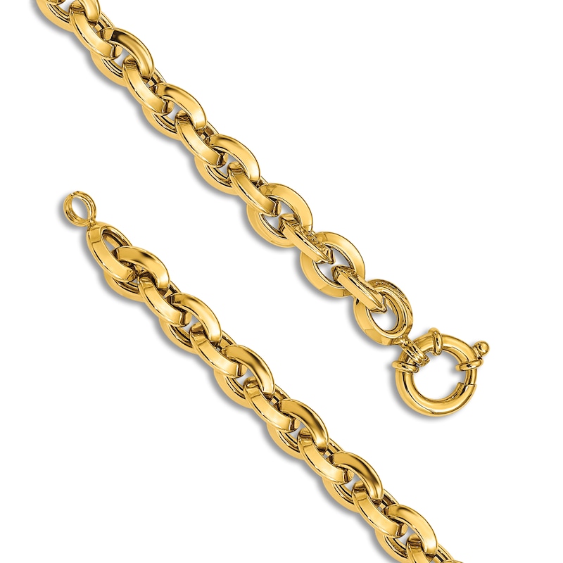 Rolo Chain Necklace 14K Yellow Gold 17.25"
