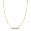 Thumbnail Image 0 of Hollow Paperclip & Rolo Chain Necklace 14K Yellow Gold 3.8mm