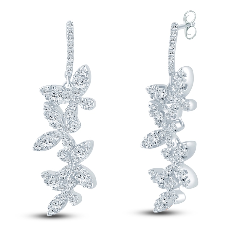 Pnina Tornai Diamond Butterfly Earrings 1 ct tw 14K White Gold