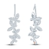 Thumbnail Image 2 of Pnina Tornai Diamond Butterfly Earrings 1 ct tw 14K White Gold