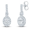 Thumbnail Image 1 of Pnina Tornai Oval & Round Diamond Dangle Earrings 3/4 ct tw 14K White Gold