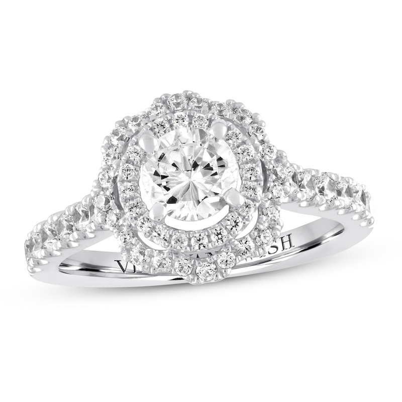 Vera Wang WISH Diamond Engagement Ring 1-1/4 ct tw 14K White Gold