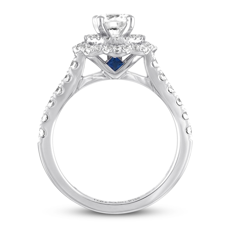 Vera Wang WISH Diamond Engagement Ring 1-1/4 ct tw 14K White Gold