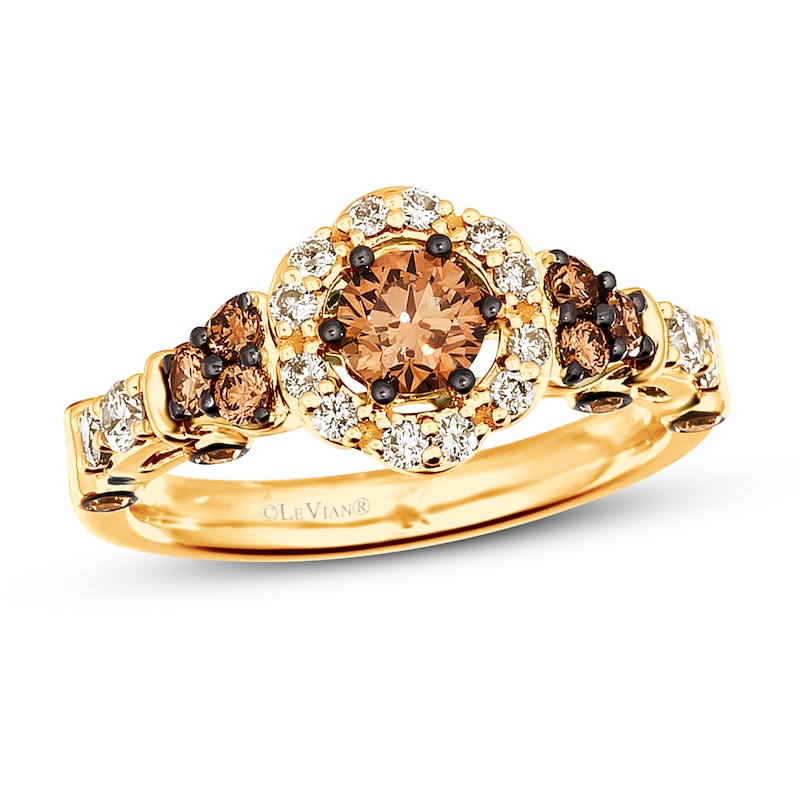 Le Vian Chocolate Diamond Ring 1 ct tw 14K Honey Gold