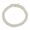 Thumbnail Image 0 of Men's Diamond Link Bracelet 2-1/3 ct tw Round 10K Yellow Gold 8.5"