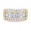 Thumbnail Image 0 of Men's Diamond Anniversary Ring 1-1/2 ct tw Round 14K Yellow Gold