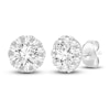 Thumbnail Image 0 of Diamond Stud Earrings 1 ct tw Round 14K White Gold