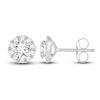 Thumbnail Image 1 of Diamond Stud Earrings 1 ct tw Round 14K White Gold