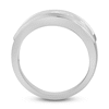 Thumbnail Image 2 of Men's Diamond Anniversary Ring 1 ct tw Round 14K White Gold