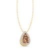 Thumbnail Image 0 of Le Vian Chocolate Diamond Necklace 1/2 ct tw 14K Honey Gold