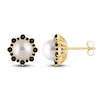 Thumbnail Image 0 of Pnina Tornai Freshwater Cultured Pearl & Black Diamond Earrings 3/4 ct tw 14K Yellow Gold
