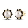 Thumbnail Image 1 of Pnina Tornai Freshwater Cultured Pearl & Black Diamond Earrings 3/4 ct tw 14K Yellow Gold