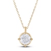 Thumbnail Image 0 of Diamond Solitaire Necklace 1 ct tw Round 14K Yellow Gold (I2/I)