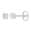 Thumbnail Image 0 of THE LEO First Light Diamond Solitaire Earrings 1/2 ct tw 14K White Gold (I1/I)
