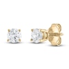 Thumbnail Image 1 of Diamond Solitaire Earrings 3/4 ct tw Round 14K Yellow Gold (I2/I)