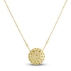 Thumbnail Image 1 of Crivelli Diamond Disk Pendant Necklace 1-3/8 ct tw Round 18K Yellow Gold 18"