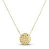 Thumbnail Image 2 of Crivelli Diamond Disk Pendant Necklace 1-3/8 ct tw Round 18K Yellow Gold 18"