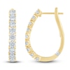 Thumbnail Image 0 of Pnina Tornai Diamond Hoop Earrings 1 ct tw Round 14K Yellow Gold