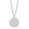 Thumbnail Image 0 of Shy Creation Diamond Pendant Necklace 2 ct tw Round 14K White Gold 18" SC55023623