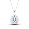 Thumbnail Image 3 of Pnina Tornai Diamond Necklace 5/8 ct tw Pear-shaped/Round/Marquise 14K White Gold