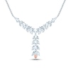 Thumbnail Image 3 of Pnina Tornai Diamond Necklace 2 ct tw Pear/Round 14K White Gold