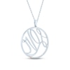 Thumbnail Image 3 of Pnina Tornai Diamond LOVE Necklace 1 ct tw Round 14K White Gold