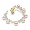 Thumbnail Image 2 of Yoko London Akoya Cultured Pearl Earrings 5/8 ct tw Diamonds 18K Yellow Gold