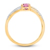 Thumbnail Image 1 of Kallati Natural Pink Sapphire & Diamond Ring 1/4 ct tw 14K Yellow Gold