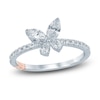 Thumbnail Image 0 of Pnina Tornai Diamond Butterfly Ring 3/4 ct tw Pear/Marquise/ Round 14K White Gold