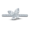 Thumbnail Image 2 of Pnina Tornai Diamond Butterfly Ring 3/4 ct tw Pear/Marquise/ Round 14K White Gold