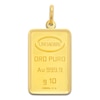 Thumbnail Image 0 of Rectangular 10g Ingot Charm 24K/18K Yellow Gold