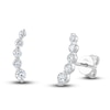Thumbnail Image 0 of Shy Creation Diamond Climber Earrings 1/2 ct tw Round 14K White Gold SC55022685