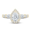 Thumbnail Image 2 of Pnina Tornai Lab-Created Diamond Engagement Ring 2 ct tw Pear/Round 14K Yellow Gold