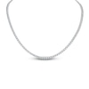 Thumbnail Image 0 of A Link Diamond Opera Necklace 6-1/3 ct tw Round 18K White Gold 16"