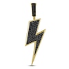 Thumbnail Image 0 of Black Diamond Lightning Bolt Charm 1 ct tw 10K Yellow Gold