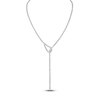Thumbnail Image 0 of A Link Diamond Lasso Necklace 8-7/8 ct tw Round 18K White Gold 16.5"