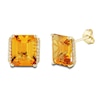 Thumbnail Image 2 of Natural Citrine Ring, Earring & Necklace Set 1/5 ct tw Emerald 10K Yellow Gold