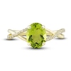 Thumbnail Image 4 of Natural Peridot Ring, Earring & Necklace Set 1/5 ct tw Emerald 10K Yellow Gold