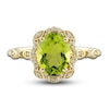 Thumbnail Image 4 of Natural Peridot Ring, Earring & Necklace Set 1/3 ct tw Emerald 10K Yellow Gold
