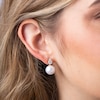 Thumbnail Image 3 of Yoko London South Sea Cultured Pearl Earrings 3/8 ct tw Diamonds 18K Yellow Gold