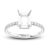 Thumbnail Image 1 of Michael M Diamond Engagement Ring Setting 1/3 ct tw Round 18K White Gold (Center diamond is sold separately)