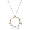 Thumbnail Image 0 of Yoko London Akoya Cultured Pearl Necklace 1/5 ct tw Diamonds 18K Yellow Gold 18"
