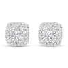 Thumbnail Image 1 of Diamond Stud Earrings 1 ct tw Round 14K White Gold