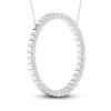 Thumbnail Image 1 of Lab-Created Diamond Necklace 2 ct tw Round 14K White Gold