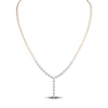 Thumbnail Image 0 of A Link Diamond Y Necklace 2 ct tw Round 18K Yellow Gold 18"