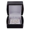 Thumbnail Image 4 of Cultured Pearl & Diamond Leaf Gift Set 1/20 ct tw 10K Yellow Gold