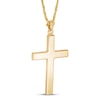 Thumbnail Image 1 of Men's Cross Necklace 10K Yellow Gold 24"