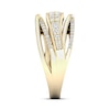 Thumbnail Image 2 of Certified Diamond Ring 5/8 ct tw Round 14K Yellow Gold