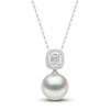 Thumbnail Image 0 of Yoko London South Sea Cultured Pearl Necklace 1/3 ct tw Diamonds 18K White Gold 16"